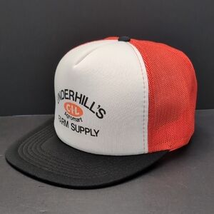 Underhill's Farm Supply C-I-L Black/Red/White Trucker Hat.